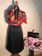 JUST IN CASE ROK SATIN BLACK, Verzenden, Zo goed als nieuw, Maat 38/40 (M)