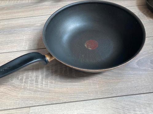 Tefal koekenpan te koop, Huis en Inrichting, Keuken | Potten en Pannen, Gebruikt, Koekenpan of Braadpan, Keramische plaat, Ophalen of Verzenden