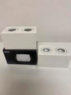 2 witte opbouwspots Palermo, Ophalen of Verzenden, Zo goed als nieuw, Metaal of Aluminium
