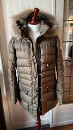 Mooie groene Bogner jas, mt 44/XL, capuchon, dons gevoerd, Ophalen of Verzenden, Zo goed als nieuw, Maat 42/44 (L), Groen