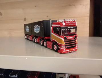 Scania Robert vd Linden container combinatie WSI beschikbaar voor biedingen