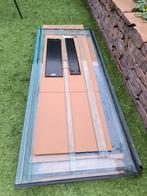 4 platen zuiver wit glas., Doe-het-zelf en Verbouw, Glas en Ramen, Ophalen of Verzenden, Zo goed als nieuw, Glasplaat