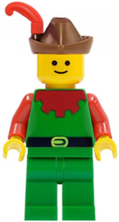 Lego Castle Forestman Minifig Ridder / Soldaat CAS139, Kinderen en Baby's, Speelgoed | Duplo en Lego, Zo goed als nieuw, Lego