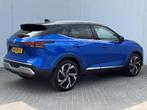 Nissan Qashqai 1.3 MHEV Xtronic Tekna Plus Automaat / 100% D, Euro 6, 4 cilinders, Blauw, Bedrijf