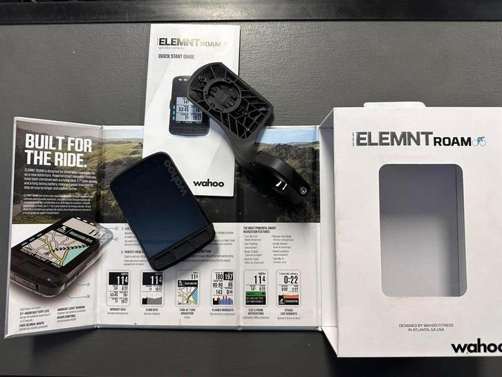 Wahoo ELEMNT Roam V1 GPS navi zgan, Fietsen en Brommers, Fietsaccessoires | Fietscomputers, Zo goed als nieuw, Draadloos, Ophalen of Verzenden
