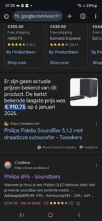 Philips fidelio b95 Soundbar 5.1.2, Audio, Tv en Foto, Home Cinema-sets, Philips, Soundbar, Nieuw, Ophalen of Verzenden