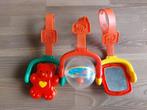 3 Zeldzame Vintage Baby Box of Ledikant hangers van Red Box, Verzenden, Gebruikt, Babygym, Met geluid