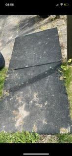 Rubberen tuintegels 2 stuks van 4, Tuin en Terras, Tegels en Klinkers, Overige typen, Rubber, Ophalen of Verzenden, Zo goed als nieuw