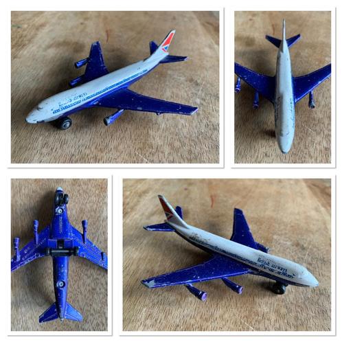 British AirWays Boeing 747 (MatchBox) Vliegtuig, Verzamelen, Luchtvaart en Vliegtuigspotten, Ophalen of Verzenden