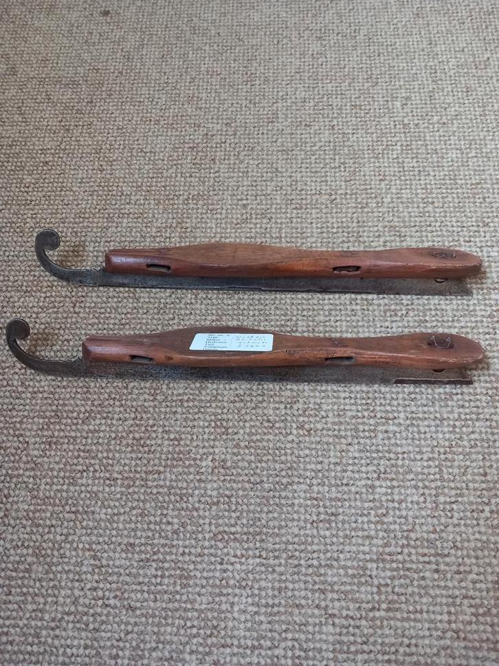Oude Antieke Houten Schaatsen - ca. 1900, Antiek en Kunst, Antiek | Gereedschap en Instrumenten, Ophalen of Verzenden
