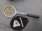 mooie Donnay Racing Club houten tennisracket met hoes, Sport en Fitness, Ophalen of Verzenden, Zo goed als nieuw, Racket, Overige merken