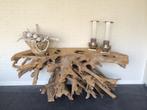 Teakwortel Sidetable, Ophalen, Zo goed als nieuw, 150 tot 200 cm, 25 tot 50 cm