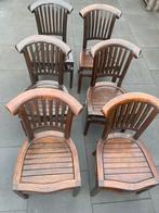 Houten stoelen, Ophalen, Zo goed als nieuw, Bruin, Vijf, Zes of meer stoelen
