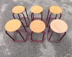 Set van 4 of 6 vintage Marko krukken eettafel stoel hoogte, Huis en Inrichting, Stoelen, Ophalen, Gebruikt, Vijf, Zes of meer stoelen
