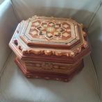 Grote vintage sieraden kist 32x38 cm, Ophalen of Verzenden, Zo goed als nieuw, Minder dan 50 cm, Minder dan 50 cm