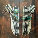 Marklin elektrische wissel M-rails HO 5137 – 5138 5139 recht, Wisselstroom, Gebruikt, Rails, Ophalen of Verzenden