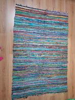Kleurrijk tapijt uit India, Huis en Inrichting, Ophalen, Rechthoekig, 200 cm of meer