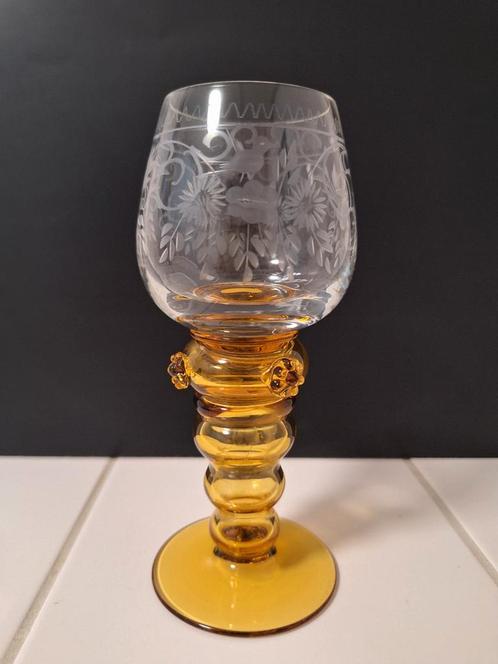 Antiek Theresienthal Prunk Romer Wijnglas, Antiek en Kunst, Antiek | Glas en Kristal, Ophalen