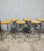 6x hoge kruk barkruk design CAR Projectmeubelen, Ophalen of Verzenden, Zo goed als nieuw, Hout