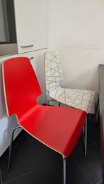IKEA stoel Vilmar, Huis en Inrichting, Stoelen, Ophalen, Zo goed als nieuw, Wit, Twee
