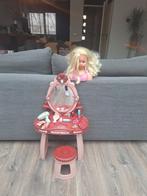 Leuke plastic kaptafel met pop, Ophalen, Gebruikt, Meisje