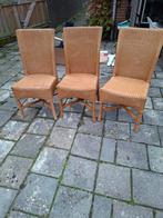 Rieten stoelen, Ophalen, Gebruikt, Bruin, Riet of Rotan