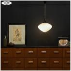 Vinatge opaline diamantbormige Lamp Hanglamp, Ophalen, Gebruikt, Glas, Nb