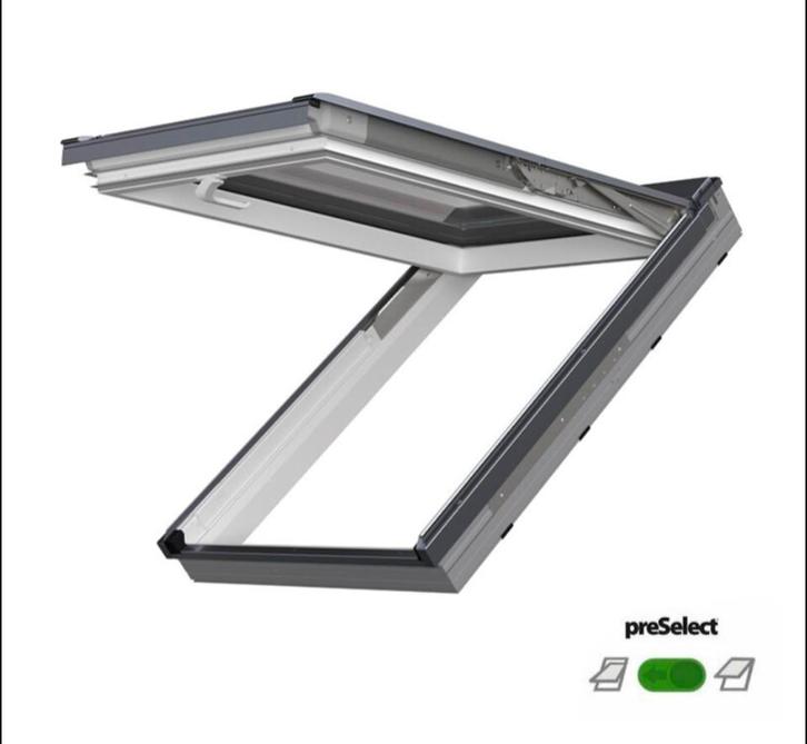 Nieuw Fakro Uitzet- tuimeldakraam kunststof PPP V-U3 94x140, Doe-het-zelf en Verbouw, Glas en Ramen, Nieuw, Dakraam, 120 tot 160 cm