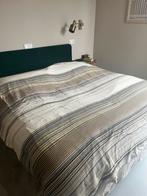 Ikea Dekbedovertrek 180x210 - Okergeel, Bruin, Zwart, Huis en Inrichting, Slaapkamer | Beddengoed, Gebruikt, Bruin, Dekbedovertrek