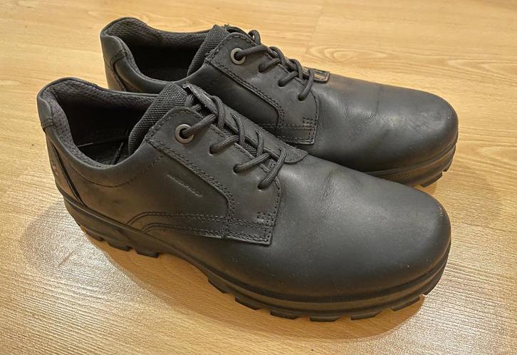 Ecco Rugged Track, Kleding | Heren, Schoenen, Zo goed als nieuw, Veterschoenen, Zwart, Ophalen of Verzenden