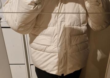 Zara oversized winterjas maat m wit champagne jas jassen beschikbaar voor biedingen