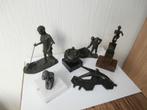 Brons Beeldjes 6 Stuks  o.a. Corry Ammerlaan, Ophalen of Verzenden, Zo goed als nieuw, Mens