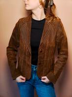Vintage leren jas van Jürgen Michaelsen, Bruin, Ophalen of Verzenden, Zo goed als nieuw, Jasje