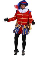 Te huur: Luxe Pietenpak Rood & Blauw, Ophalen, Nieuw