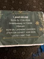 Jasmine Garden Eibergen Cadeaukaart - 15€