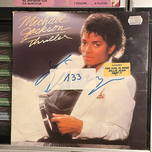 Puntgave LP Michael Jackson Thriller gesigneerd en genummerd, Cd's en Dvd's, Vinyl | Pop, Zo goed als nieuw, 1980 tot 2000, 12 inch