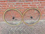 Set retro Mavic Reflex tubewielen met nieuwe naven, Fietsen en Brommers, Fietsonderdelen, Racefiets, Zo goed als nieuw, Mavic