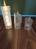 3 kaarsen op AAA batterijen, Ophalen, Zo goed als nieuw, Overige materialen