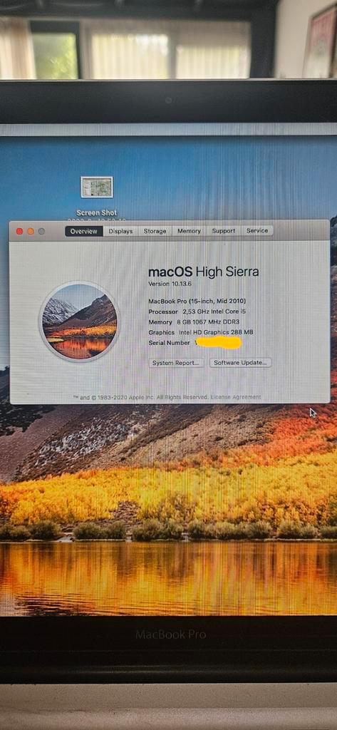 Macbook Pro i5 8GB Mid 2010, Computers en Software, Apple Macbooks, Gebruikt, MacBook Pro, 15 inch, 2 tot 3 Ghz, 256 GB, 8 GB