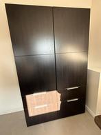 Donkerbruine IKEA kast, Antiek en Kunst, Antiek | Meubels | Kasten, Ophalen