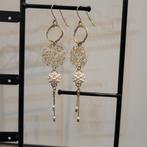 One o clock oorbellen als nieuw, Sieraden, Tassen en Uiterlijk, Oorbellen, Ophalen of Verzenden, Zo goed als nieuw, Zilver, Overige materialen