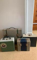 Verschillende vintage vinyl platen koffers singles of lp, Ophalen of Verzenden, Gebruikt, Overige formaten