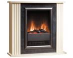 Mozart schouw met elektrische haard met Optiflame vuur, Ophalen, Gebruikt, Vrijstaande haard, Elektrische haard