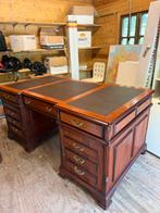 Prachtig klassiek Engels Chesterfield bureau / partnerdesk, Antiek en Kunst, Ophalen