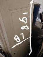 Antieke Houten Binnendeuren 5x.2 deuren met glas klassi, Doe-het-zelf en Verbouw, Deuren en Horren, Gebruikt, Binnendeur, Minder dan 200 cm