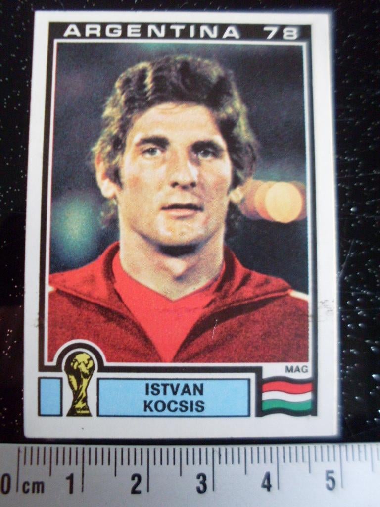 panini sticker argentina 1978 Istvan Kocsis nr 68, Verzenden, Zo goed als nieuw, Sport