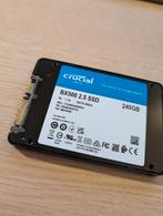 Crucial BX500 240GB SSD SATA, Computers en Software, Harde schijven, Ophalen of Verzenden, Laptop