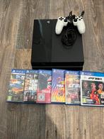 Playstation 4 400gb opslag 1 controller(werkt), Spelcomputers en Games, Spelcomputers | Sony PlayStation 4, Ophalen, Met 1 controller