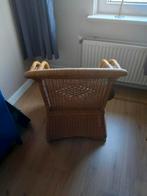 Rieten stoel met kussen, Ophalen