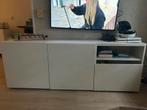 IKEA BESTA tv-meubel, wit - 180x40x46cm, Ophalen, Gebruikt, 150 tot 200 cm, Minder dan 100 cm